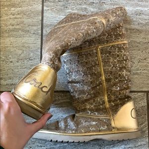 Coach UGG style boots